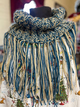 Load image into Gallery viewer, Sand and Oceans Fringed Cowl