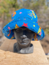 Load image into Gallery viewer, Bucket hat(masks/ bright blue)