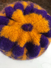 Load image into Gallery viewer, Friendly Forest beanie(yellow and purple)
