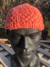 Load image into Gallery viewer, Lace Skull cap/beanie(coral)