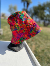 Load image into Gallery viewer, Bucket hat-medium (Orange Tropical)