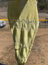 Load image into Gallery viewer, Border Leaves shawl(baby yellow)