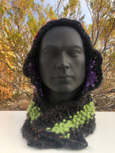 Load image into Gallery viewer, Mountain hood(multi-green,red, purple and black)