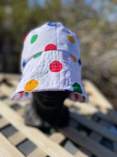 Load image into Gallery viewer, Bucket hat - Rainbow Polka dot