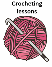 Load image into Gallery viewer, Beginning crocheting
