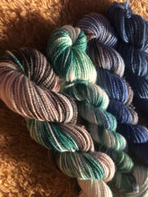 Load image into Gallery viewer, Sock set mini skeins Autumnal (cool)