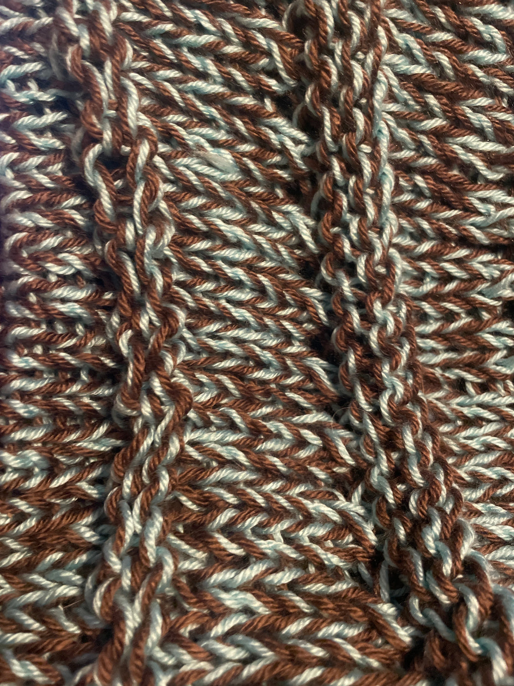 Irish cream lap afghan