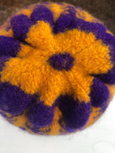 Load image into Gallery viewer, Friendly Forest beanie(yellow and purple)
