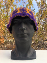 Load image into Gallery viewer, Friendly Forest beanie(yellow and purple)
