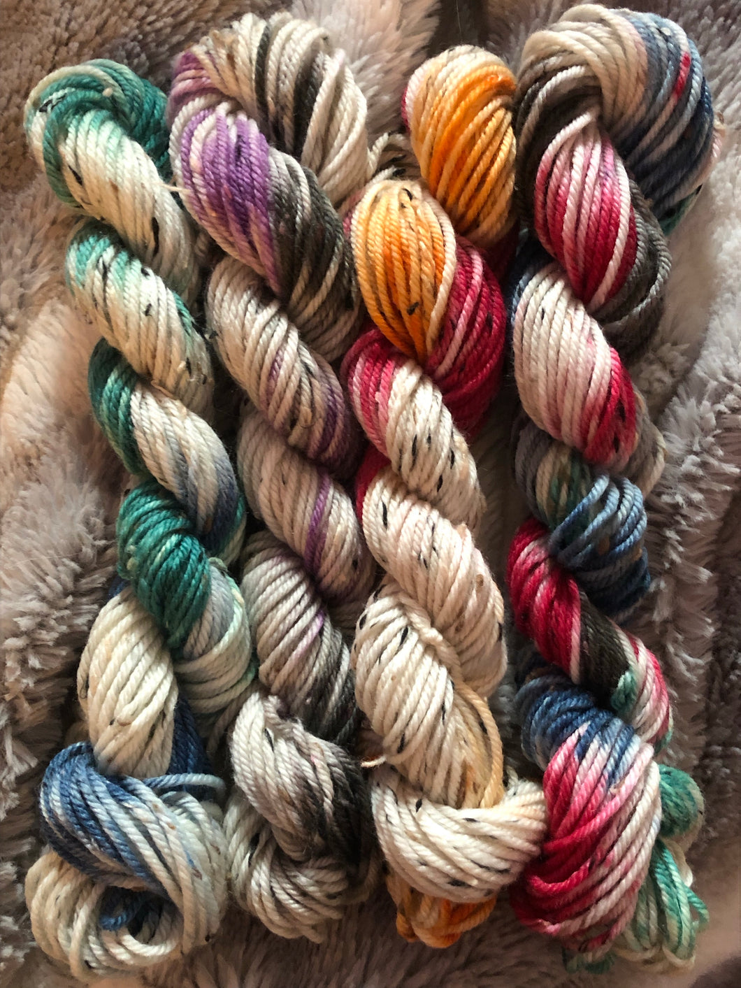 Christmas lights mini skeins