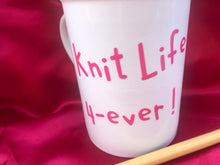 Load image into Gallery viewer, Knit Life 4-ever( hot pink)
