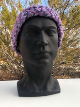 Load image into Gallery viewer, Smoothly Slouching hat (multi-pink,grey, black , and white)
