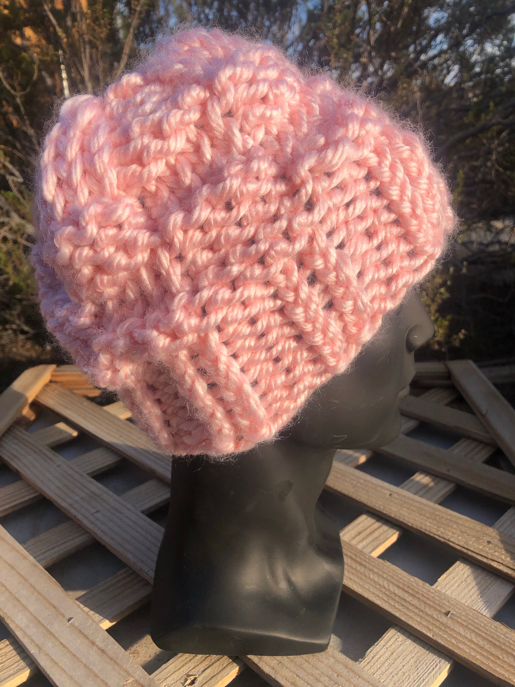 Smoothly slouching cap( baby pink)