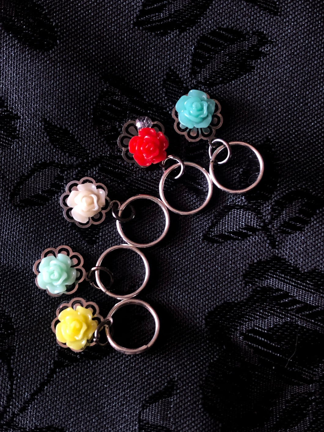 Floral Stitch Markers